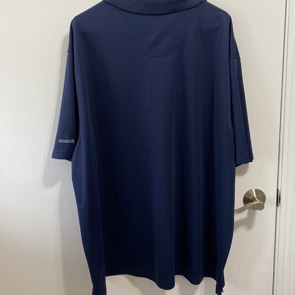 Reebok Golf Collared T Shirt Navy Blue - Picture 5 of 5